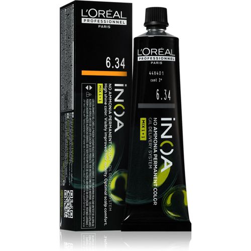 Inoa Permanent-Haarfarbe ohne Ammoniak Farbton 6.34 60 ml - L’Oréal Professionnel - Modalova