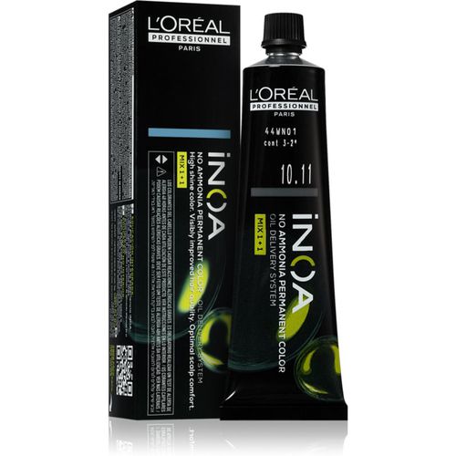 Inoa tinte permanente para cabello sin amoníaco tono 10.11 60 ml - L’Oréal Professionnel - Modalova