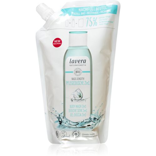 Basis Sensitiv gel de ducha para cabello y cuerpo para pieles sensibles recarga de recambio 500 ml - Lavera - Modalova