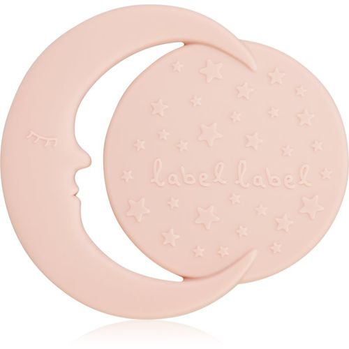 Teether Moon dentaruolo Pink 1 pz - Label Label - Modalova