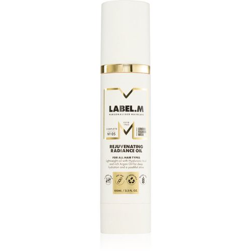 Rejuvenating Radiance Oil Olio leggero per capelli 100 ml - label.m - Modalova