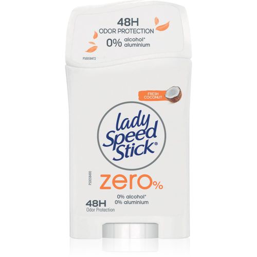 Zero Fresh Coconut deodorante solido senza sali di alluminio 40 g - Lady Speed Stick - Modalova