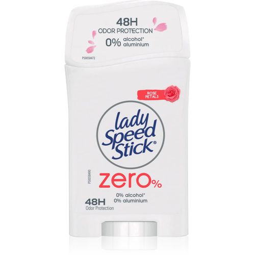 Zero Fresh Rose Petals deodorante solido senza sali di alluminio 40 g - Lady Speed Stick - Modalova