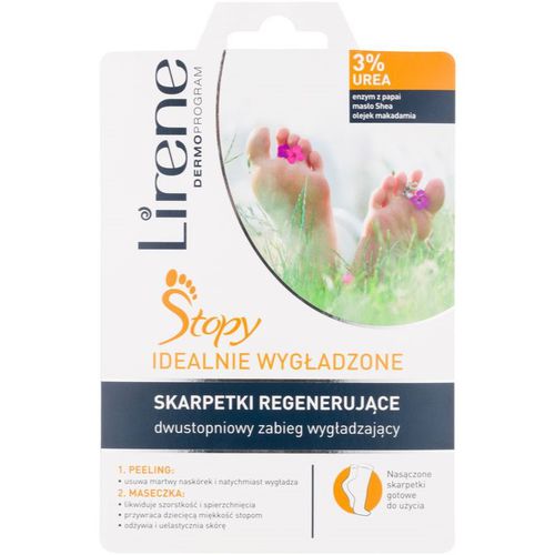 Foot Care trattamento rigenerante piedi in due fasi scrub + maschera in forma di calzini (3% Urea) 1 pz - Lirene - Modalova