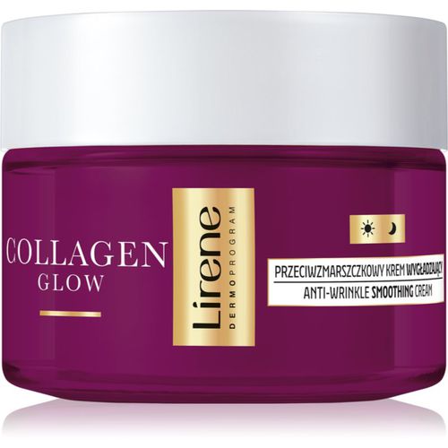 Collagen Glow 50+ crema lisciante per rassodare i contorni del viso 50 ml - Lirene - Modalova