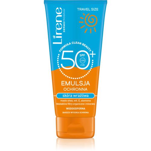 Sun Beruhigende und schützende Emulsion für empfindliche Haut SPF 50+ 90 ml - Lirene - Modalova