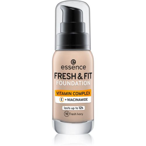 Fresh & Fit fondotinta liquido colore 10 Fresh Ivory 30 ml - essence - Modalova