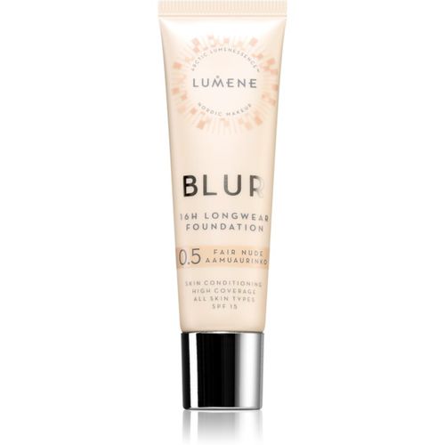 Blur 16h Longwear fondotinta lunga tenuta SPF 15 colore 0,5 Fair Nude 30 ml - Lumene - Modalova