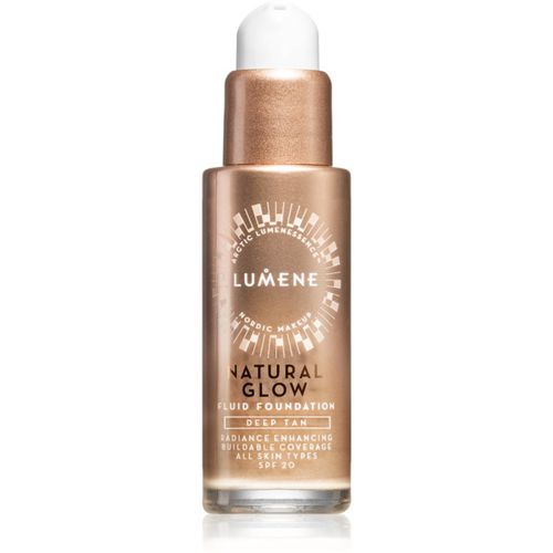 Natural Glow maquillaje con efecto iluminador para un aspecto natural SPF 20 tono 5 Deep Tan 30 ml - Lumene - Modalova