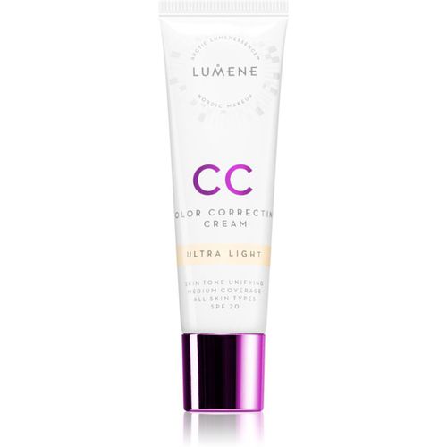 Color Correcting crema CC para unificar el tono de la piel SPF 20 tono Ultra Light 30 ml - Lumene - Modalova