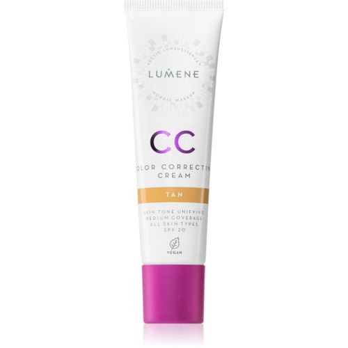 Color Correcting crema CC para unificar el tono de la piel SPF 20 tono Tan 30 ml - Lumene - Modalova