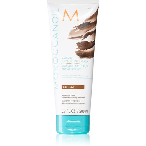 Color Depositing mascarilla nutritiva suave sin pigmentos de color permanentes Cocoa 200 ml - Moroccanoil - Modalova