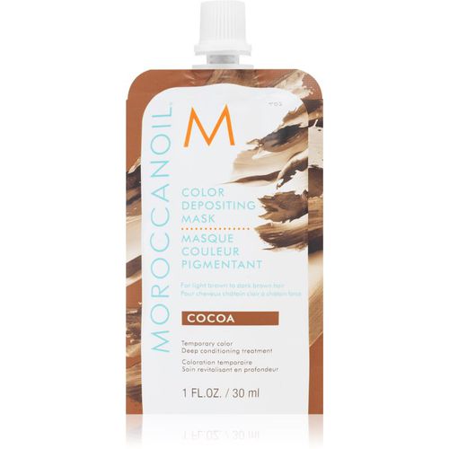 Color Depositing mascarilla nutritiva suave sin pigmentos de color permanentes Cocoa 30 ml - Moroccanoil - Modalova