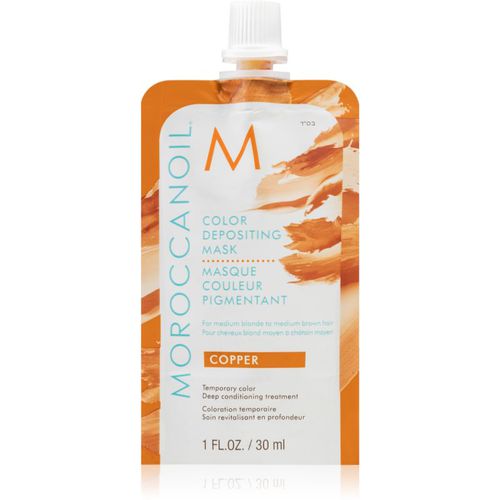 Color Depositing mascarilla nutritiva suave sin pigmentos de color permanentes Copper 30 ml - Moroccanoil - Modalova