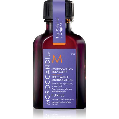 Treatment Purple olio nutriente per capelli biondi e grigi 25 ml - Moroccanoil - Modalova