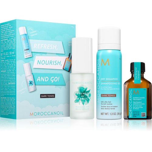 Refresh, Nourish, and Go! (Dark Tones) set para cabello castaño para mujer - Moroccanoil - Modalova