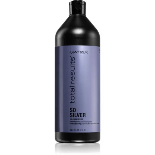 So Silver shampoo neutralizzante per toni gialli 1000 ml - Matrix - Modalova