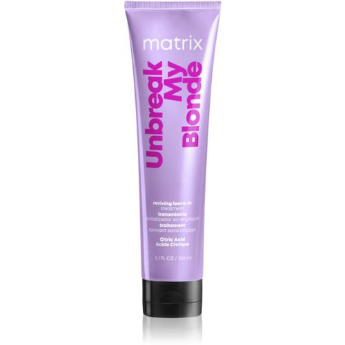 Unbreak My Blonde cuidado sin aclarado para cabello rubio 150 ml - Matrix - Modalova