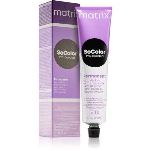 SoColor Pre-Bonded Extra Coverage Permanent-Haarfarbe Farbton 504N Mittelbraun Natur 90 ml - Matrix - Modalova