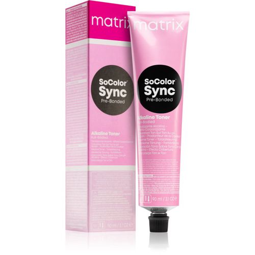 SoColor Sync Pre-Bonded Alkaline Toner Full-Bodied tóner alcalino para cabello tono 1A Schwarz Asch 90 ml - Matrix - Modalova