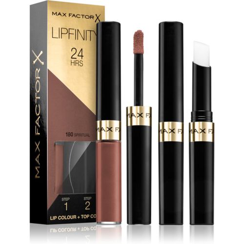 Lipfinity Lip Colour rossetto lunga tenuta con balsamo colore 180 Spiritual - Max Factor - Modalova