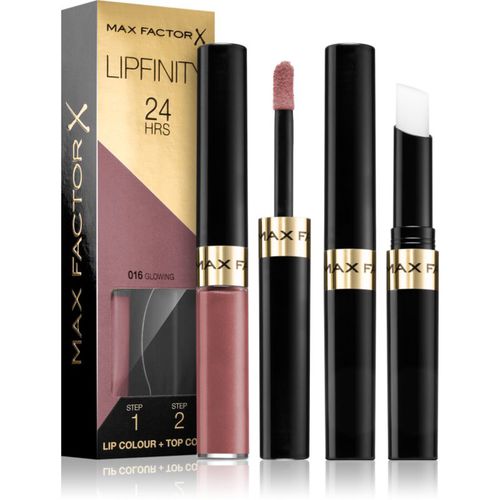 Lipfinity Lip Colour rossetto lunga tenuta con balsamo colore 016 Glowing 4,2 g - Max Factor - Modalova