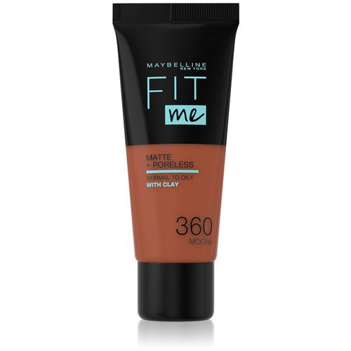 Fit Me! Matte+Poreless fondotinta matte per pelli normali e miste colore 360 Mocha 30 ml - Maybelline - Modalova