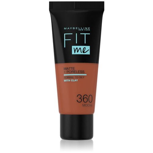 Fit Me! Matte+Poreless maquillaje matificante para pieles normales y mixtas tono 360 Mocha 30 ml - Maybelline - Modalova