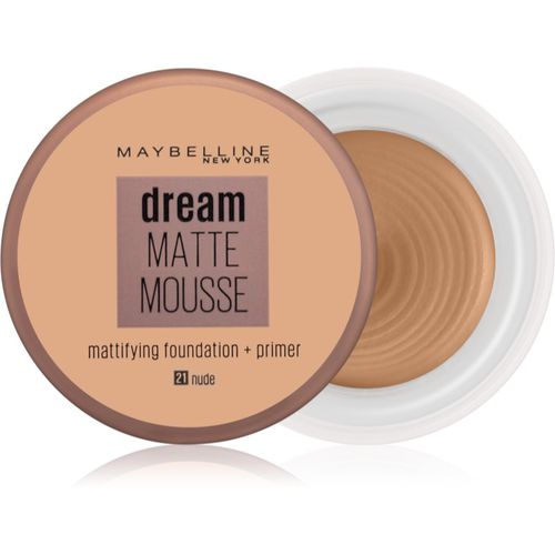 Dream Matte Mousse maquillaje matificante tono 21 Nude 18 ml - Maybelline - Modalova