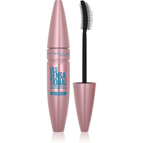 Lash Sensational Wasserbeständige Wimperntusche für mehr Länge, Drehung und Volumen Farbton Black 9.4 ml - MAYBELLINE NEW YORK - Modalova