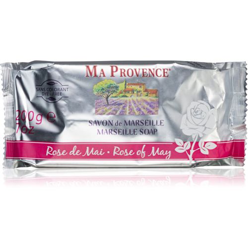 Rose Of May feste Reinigungsseife mit Rosenduft 200 g - Ma Provence - Modalova