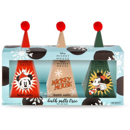 Mickey Mouse Jingle All The Way Badesalz geschenkset 3x100 g - Mad Beauty - Modalova