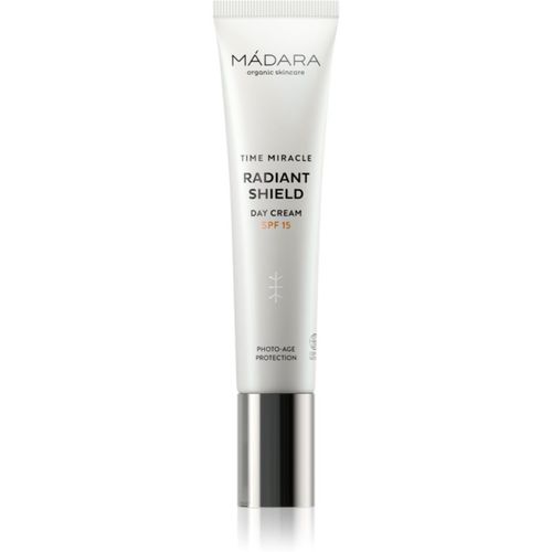 MÁDARA Time Miracle Radiant Shield crema protectora con efecto iluminador SPF 15 40 ml - Mádara - Modalova