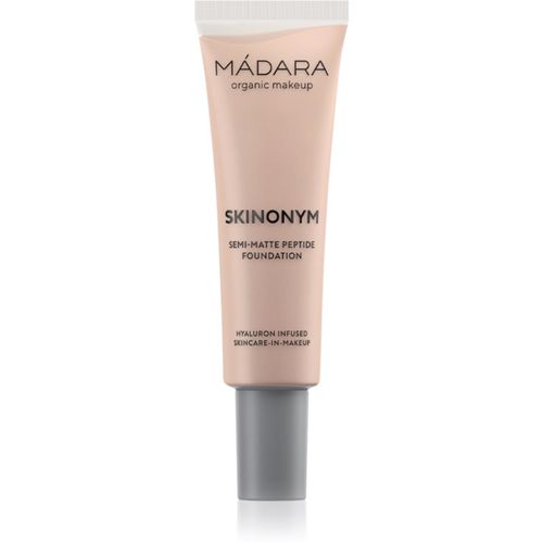 Skinonym Semi-Matte Peptide fondotinta lunga tenuta con peptidi colore Rose Ivory 30 30 ml - Mádara - Modalova