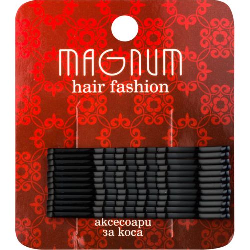 Hair Fashion horquillas para el cabello negro 12 ud - Magnum - Modalova