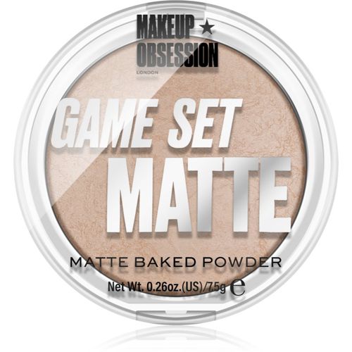 Game Set Matte cipria cotta opacizzante colore Navagio 7,5 g - Makeup Obsession - Modalova