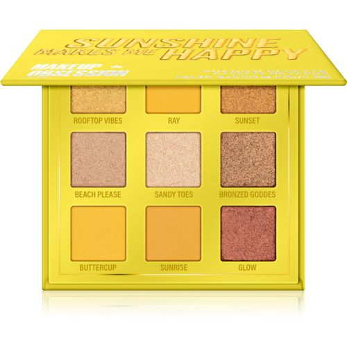 Mini Palette palette di ombretti colore Sunshine Makes Me Happy 0,38 g - Makeup Obsession - Modalova