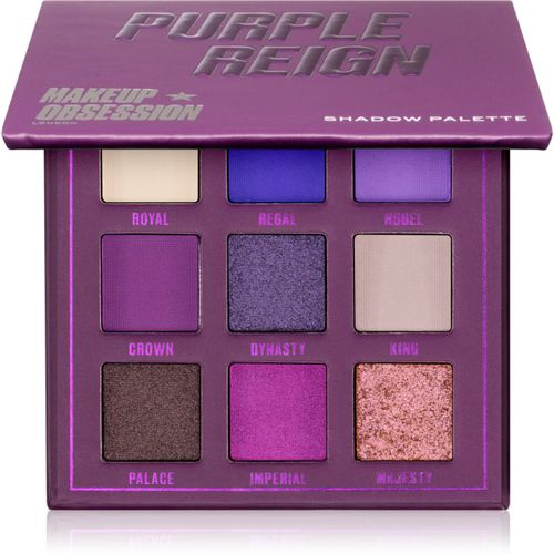 Mini Palette palette di ombretti colore Purple Reign 0,38 g - Makeup Obsession - Modalova