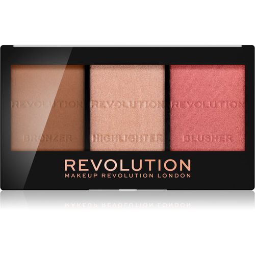 Ultra Sculpt & Contour palette contorno viso colore Ultra Fair C01 11 g - Makeup Revolution - Modalova