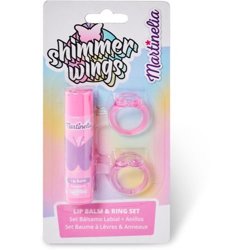 Shimmer Wings Lip Balm & Ring Set set (para niños ) - Martinelia - Modalova