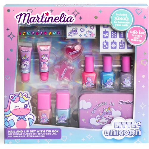 Little Unicorn Nail&Lip SET With Tinbox set per bambini 3+ - Martinelia - Modalova