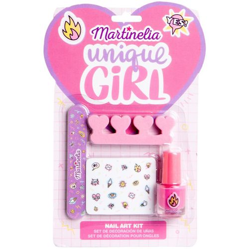 Super Girl Nail Art Kit Set per manicure (per bambini) - Martinelia - Modalova