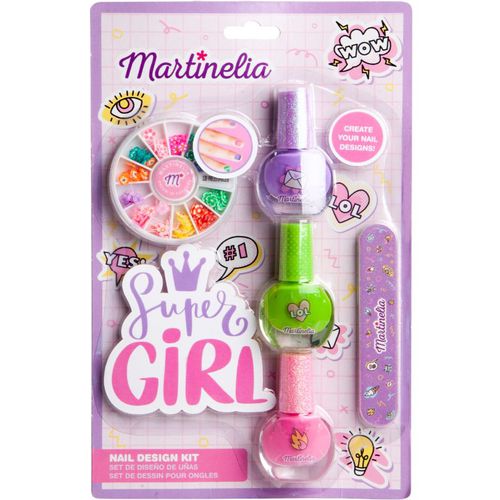 Super Girl Nail Design Kit set (per bambini) - Martinelia - Modalova