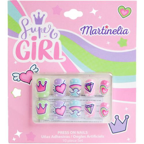 Super Girl Nails Unghie finte per bambini 10 pz - Martinelia - Modalova