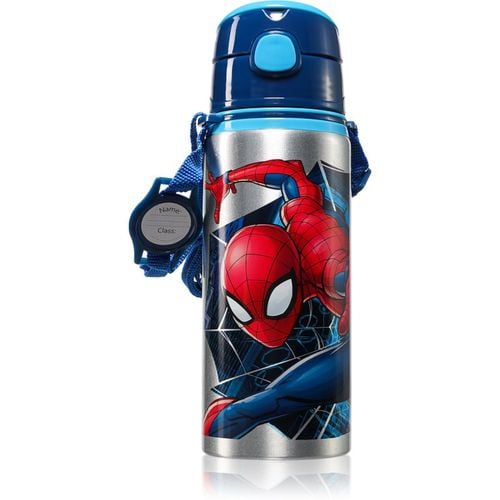 Spiderman Aluminium Water Bottle With Strap bottiglia per bambini 600 ml - Marvel - Modalova