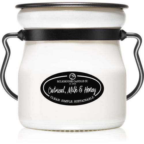 Creamery Oatmeal, Milk & Honey candela profumata Cream Jar 142 g - Milkhouse Candle Co. - Modalova