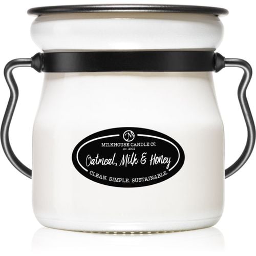 Creamery Oatmeal, Milk & Honey vela perfumada Cream Jar 142 g - Milkhouse Candle Co. - Modalova