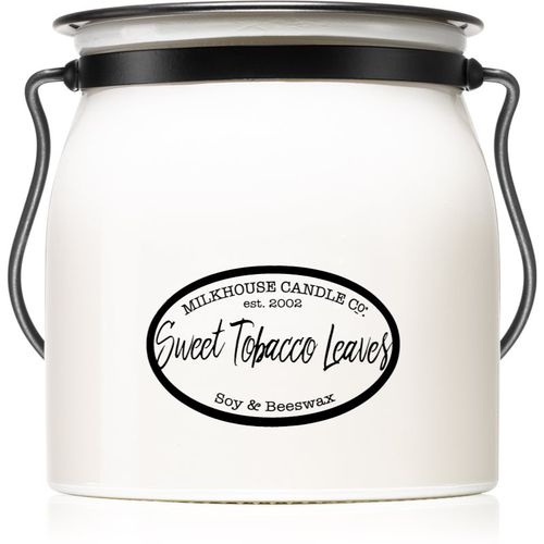 Creamery Sweet Tobacco Leaves candela profumata Butter Jar 454 g - Milkhouse Candle Co. - Modalova