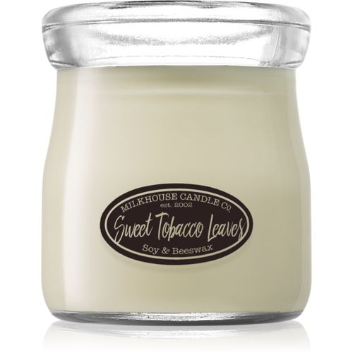 Creamery Sweet Tobacco Leaves candela profumata Cream Jar 142 g - Milkhouse Candle Co. - Modalova