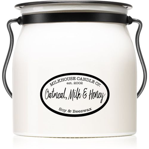 Creamery Oatmeal, Milk & Honey candela profumata Butter Jar 454 g - Milkhouse Candle Co. - Modalova